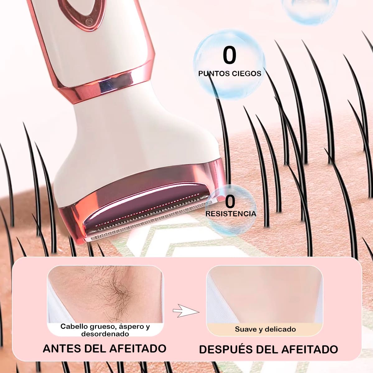 Depiladora Eléctrica 4 en 1 KM-6713